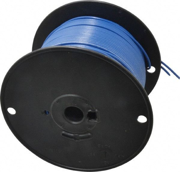 Southwire 411020506 Machine Tool Wire: 16 AWG, Blue, 500' Long, Polyvinylchloride, 0.12" OD