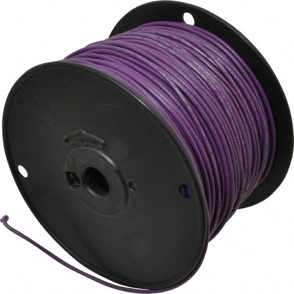 Southwire 411020513 Machine Tool Wire: 16 AWG, Purple, 500' Long, Polyvinylchloride, 0.12" OD
