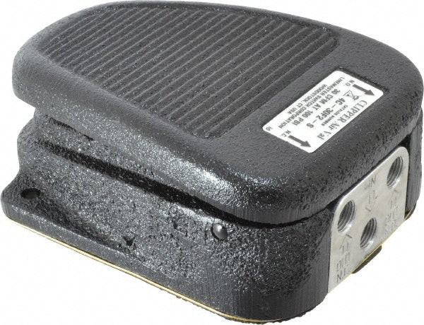 LINEMASTER 4C-30F2-S Manually Operated Valve: 0.13" NPT Outlet, Clipper Air Valve