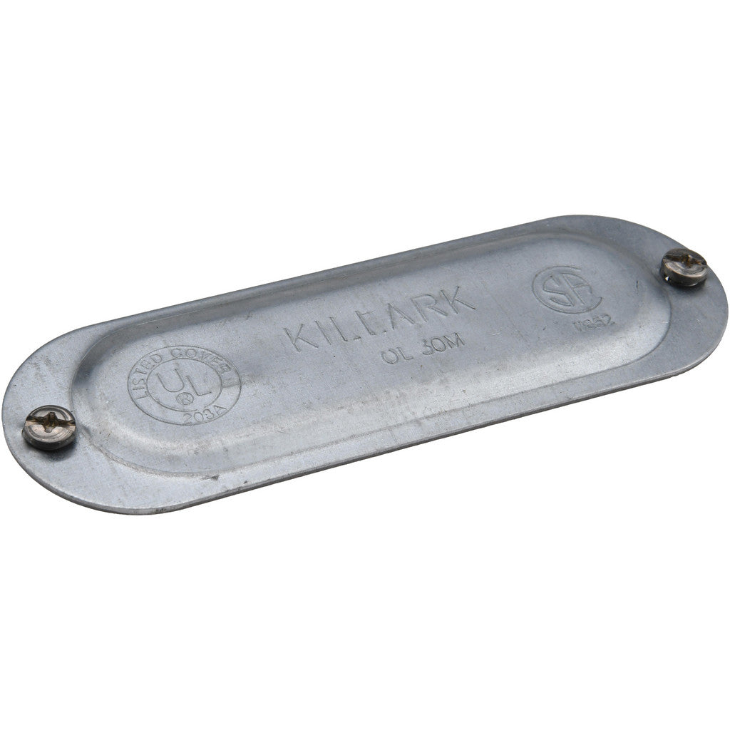 Hubbell Killark OL-30M 1" Trade, Steel Conduit Body Cover Plate
