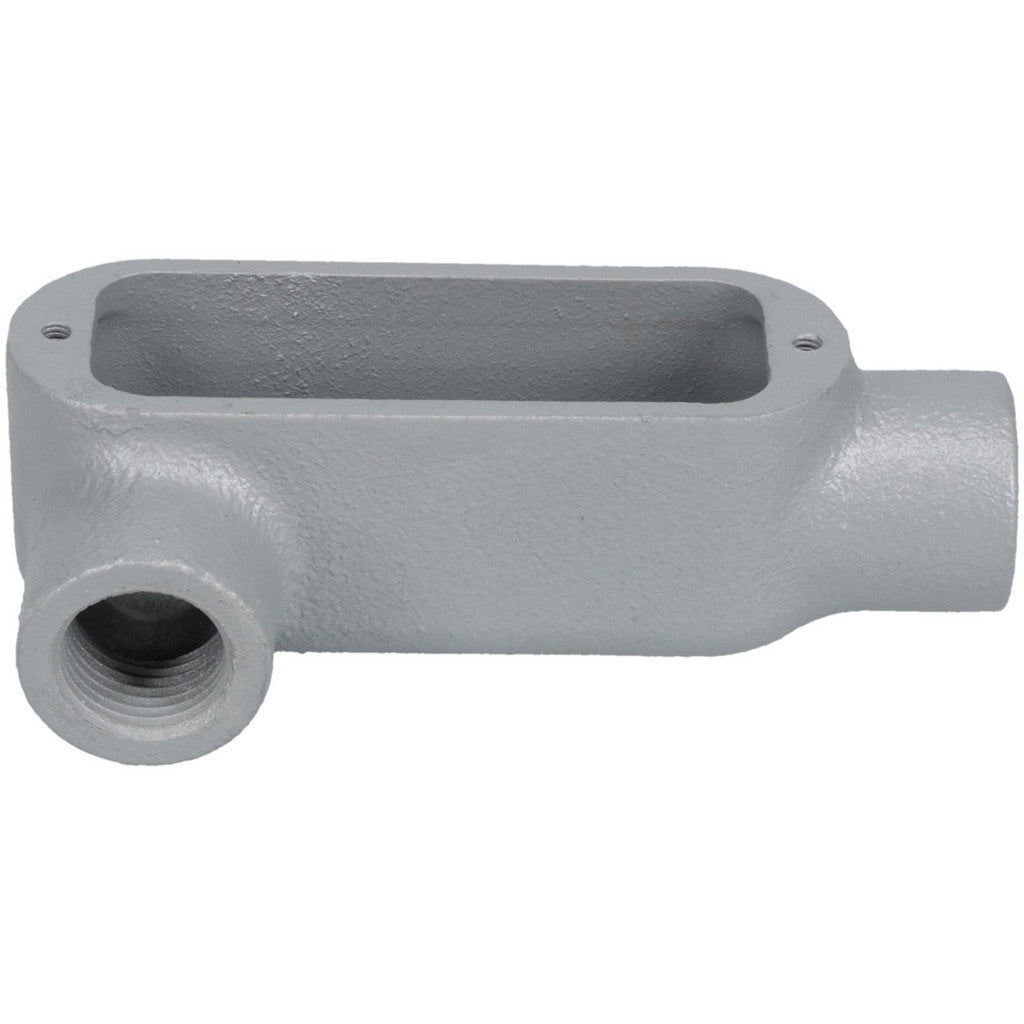 Hubbell Killark OLR-1M Form 35, LR Body, 1/2" Trade, IMC, Rigid Malleable Iron Conduit Body