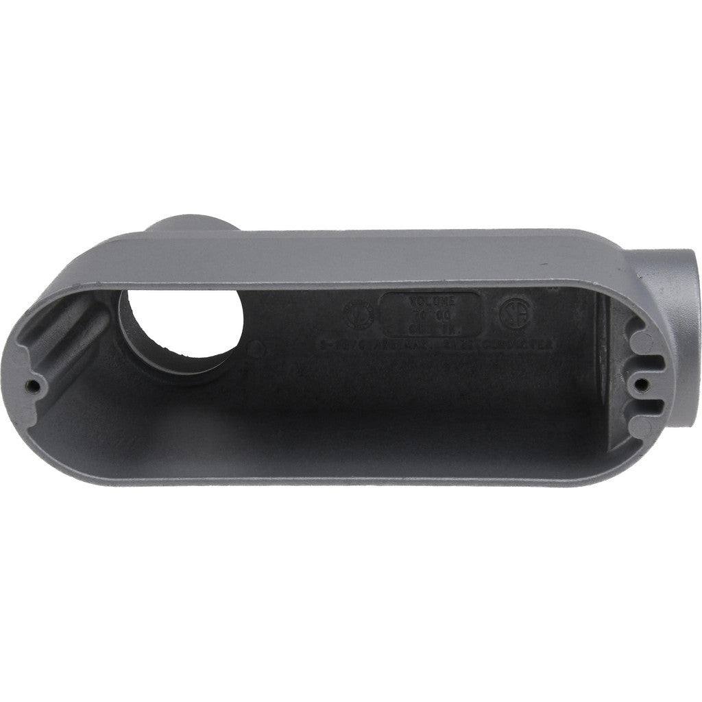 Hubbell Killark OLB-6 Form 85, LB Body, 2" Trade, IMC, Rigid Aluminum Conduit Body