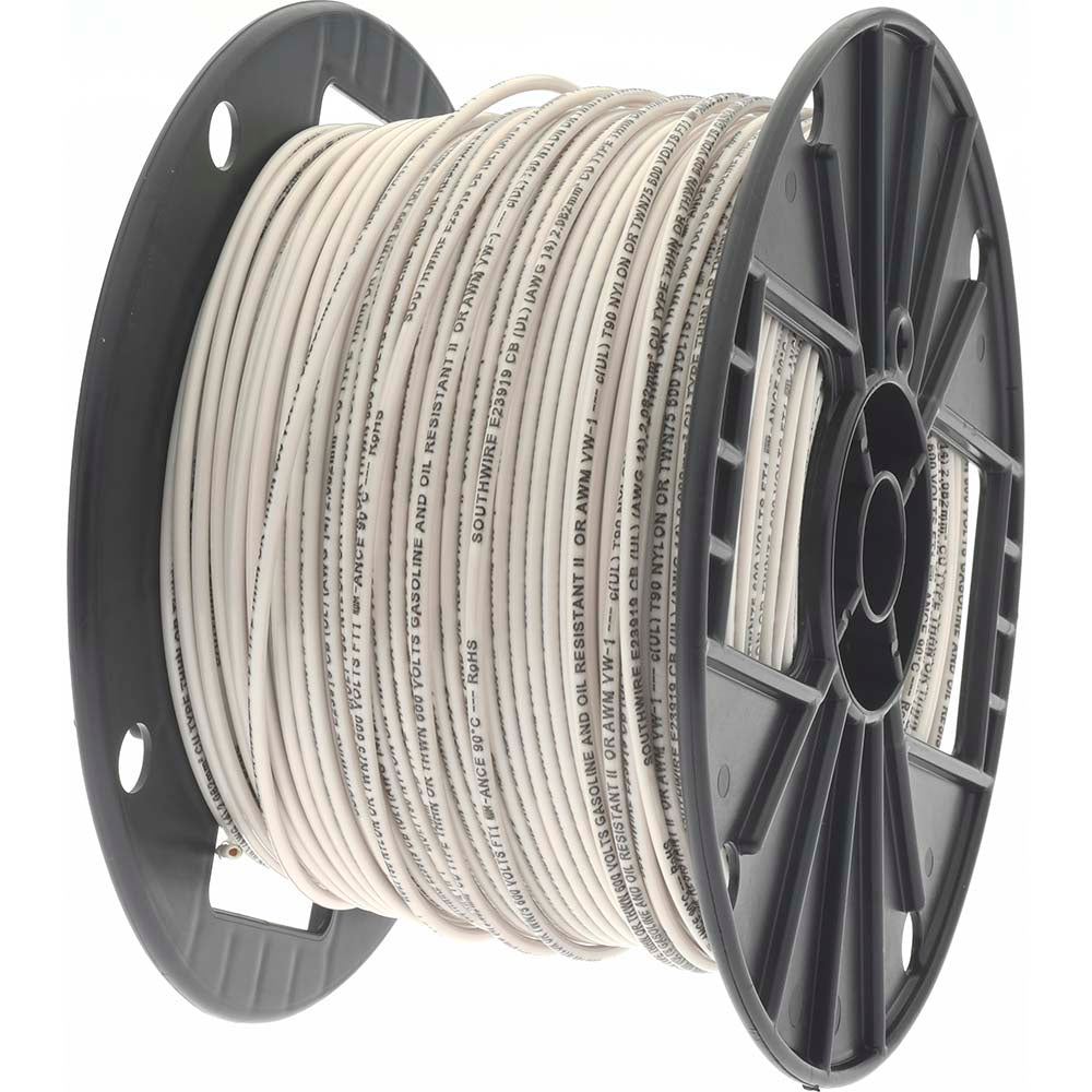Southwire 11580801 Building Wire: THHN, 14 AWG, Nylon, Solid Core, 500' Long