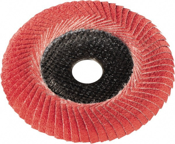 Metabo 626460000 Flap Disc: 7/8" Hole, 60 Grit, Ceramic, Type 29 (Pack of 10)