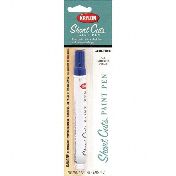Krylon KSCP904 Short Cuts Paint Pens, Gloss, Ocean Blue, .33 fl. oz.
