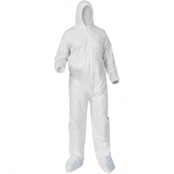 KleenGuard 38950 Disposable Coveralls: Liquid & Particle Protection, Size 2X-Large, Microporous Film A35