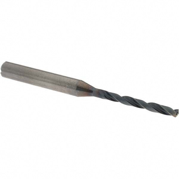 OSG HP255-1220 Jobber Length Drill Bit: 3.10 mm (0.1220) Dia, 140 deg, Solid Carbide
