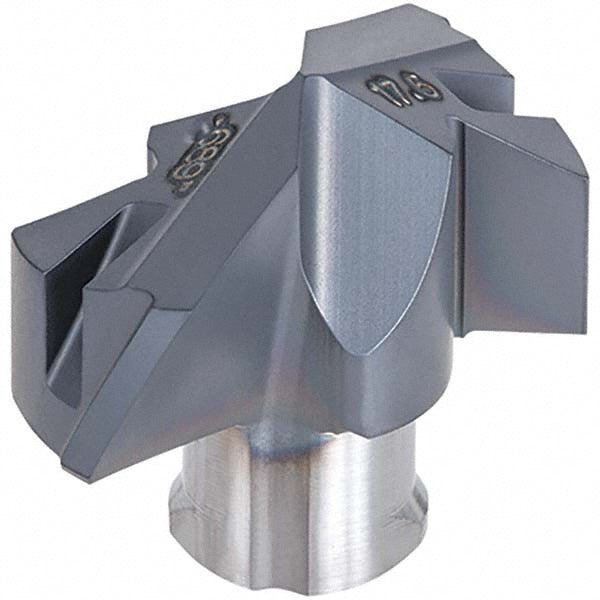Tungaloy 6863042 Replaceable Drill Tips: DMP127 AH725, 0.5004" Dia, 140 deg Point, AH725 (Pack of 2)