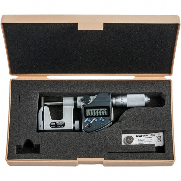 Mitutoyo 317-351-32 Electronic Outside Micrometer: 0 to 1", IP65
