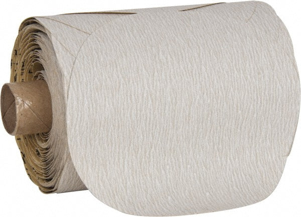 3M 7100075693 5" Dia PSA Disc Roll: 220 Grit, Premium Ceramic Alumina