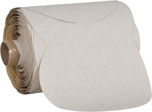 3M 7100067208 5" Dia PSA Disc Roll: 180 Grit, Premium Ceramic Alumina