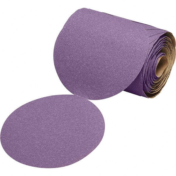 3M 7100067206 5" Dia PSA Disc Roll: 150 Grit, Premium Ceramic Alumina