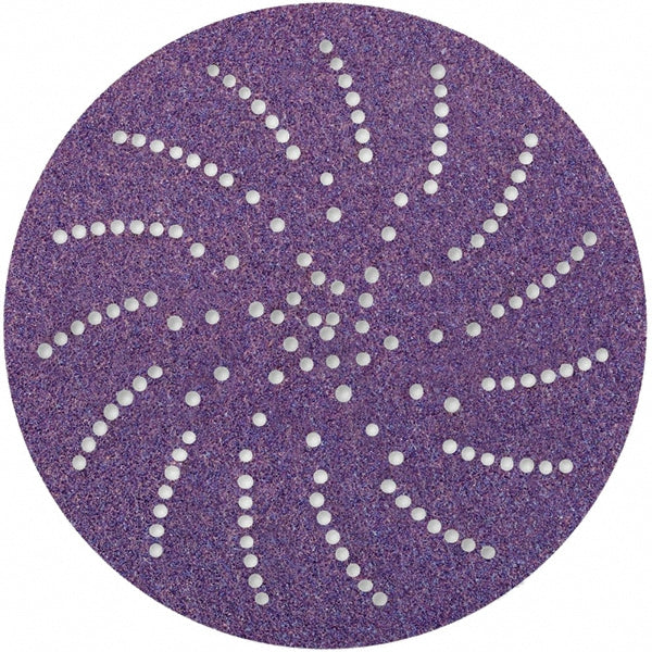 3M 7100045070 Hook & Loop Disc: 5" Dia, 80 Grit, Coated, Precision Shaped Ceramic (Pack of 50)