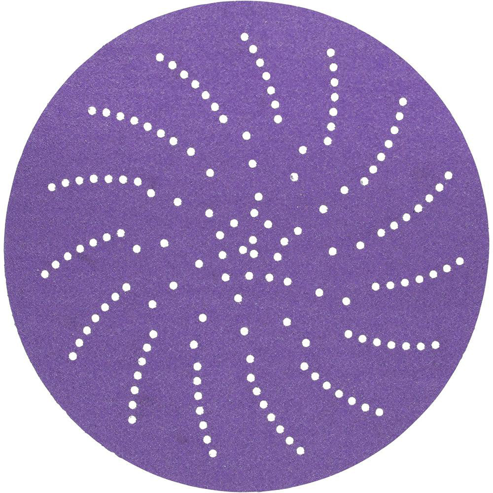 3M 7100066701 Hook & Loop Disc: 5" Dia, 220 Grit, Coated, Precision Shaped Ceramic (Pack of 250)