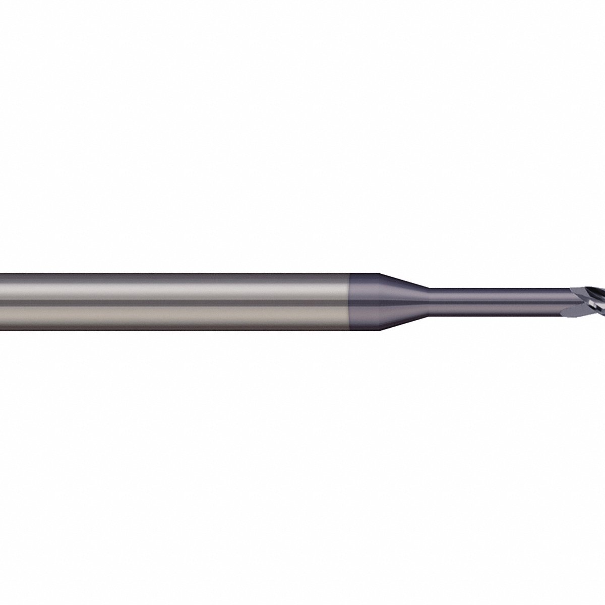Micro 100 Ball End Mill Single End 1/4 Carbide (BEF-250-1000K)