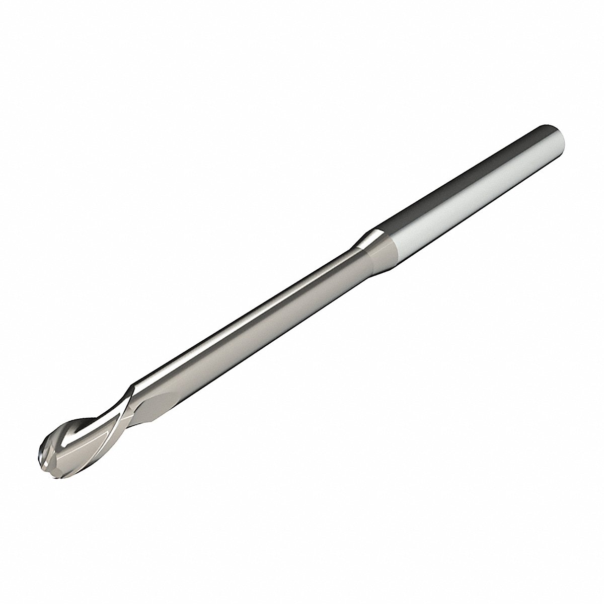 Micro 100 Ball End Mill Single End 1/8 Carbide (BEF-125-1500)