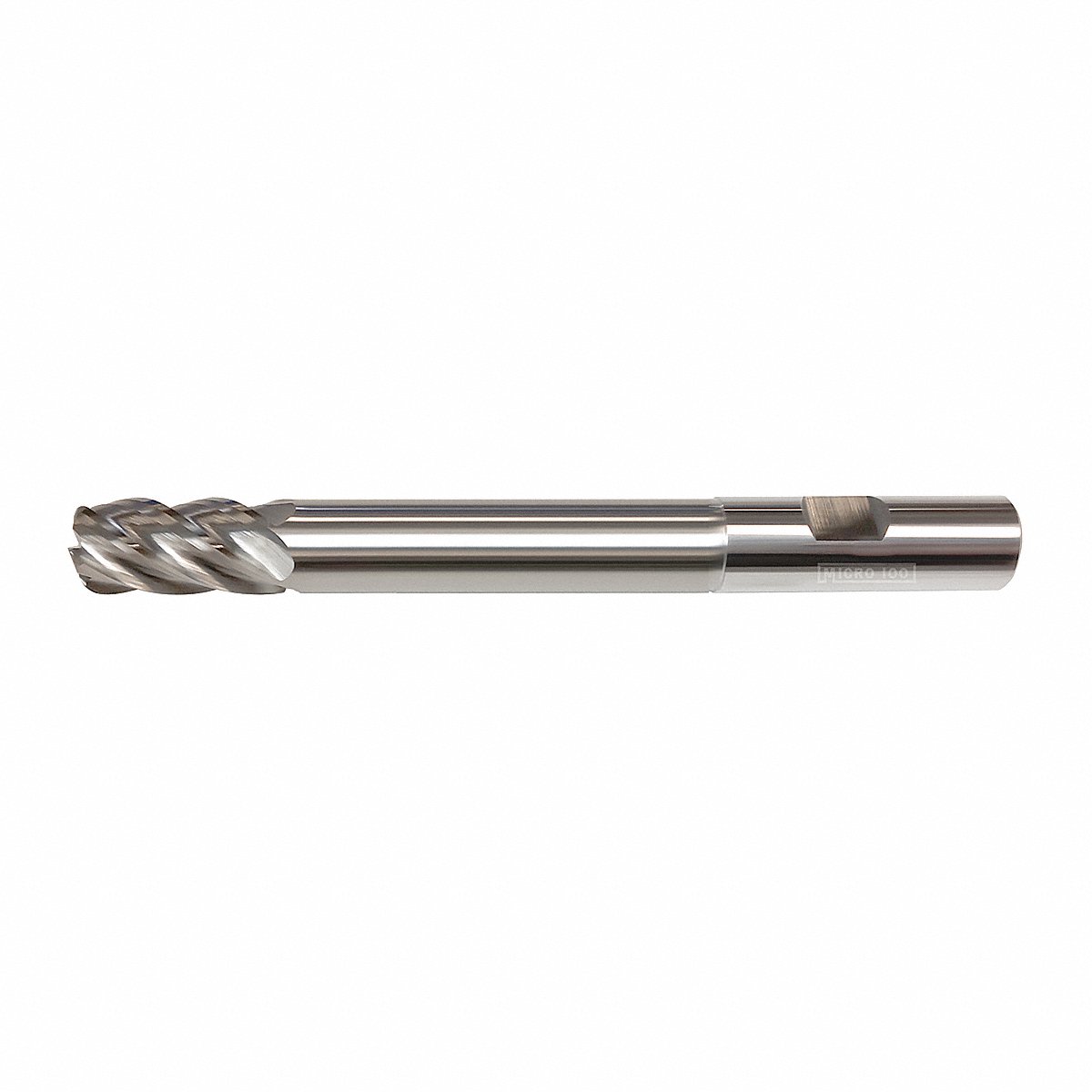 Micro 100 Corner Radius End Mill 1/2 Carb 0.0600 rad (VLR-375-5-020)