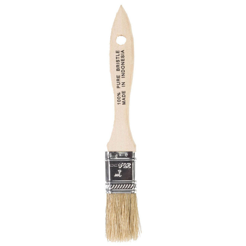Wooster Brush F5117-1 Paint Brush: 1" Wide, Hog, Natural Bristle (Pack of 6)