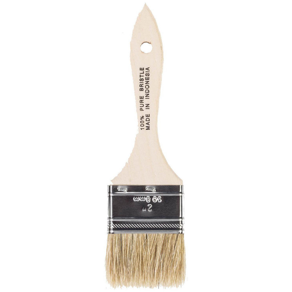 Wooster Brush F5117-2 Paint Brush: 2" Wide, Hog, Natural Bristle (Pack of 6)