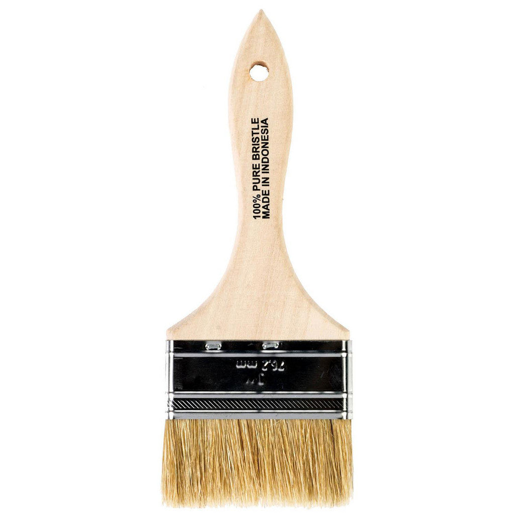 Wooster Brush F5117-3 Paint Brush: 3" Wide, Hog, Natural Bristle (Pack of 6)