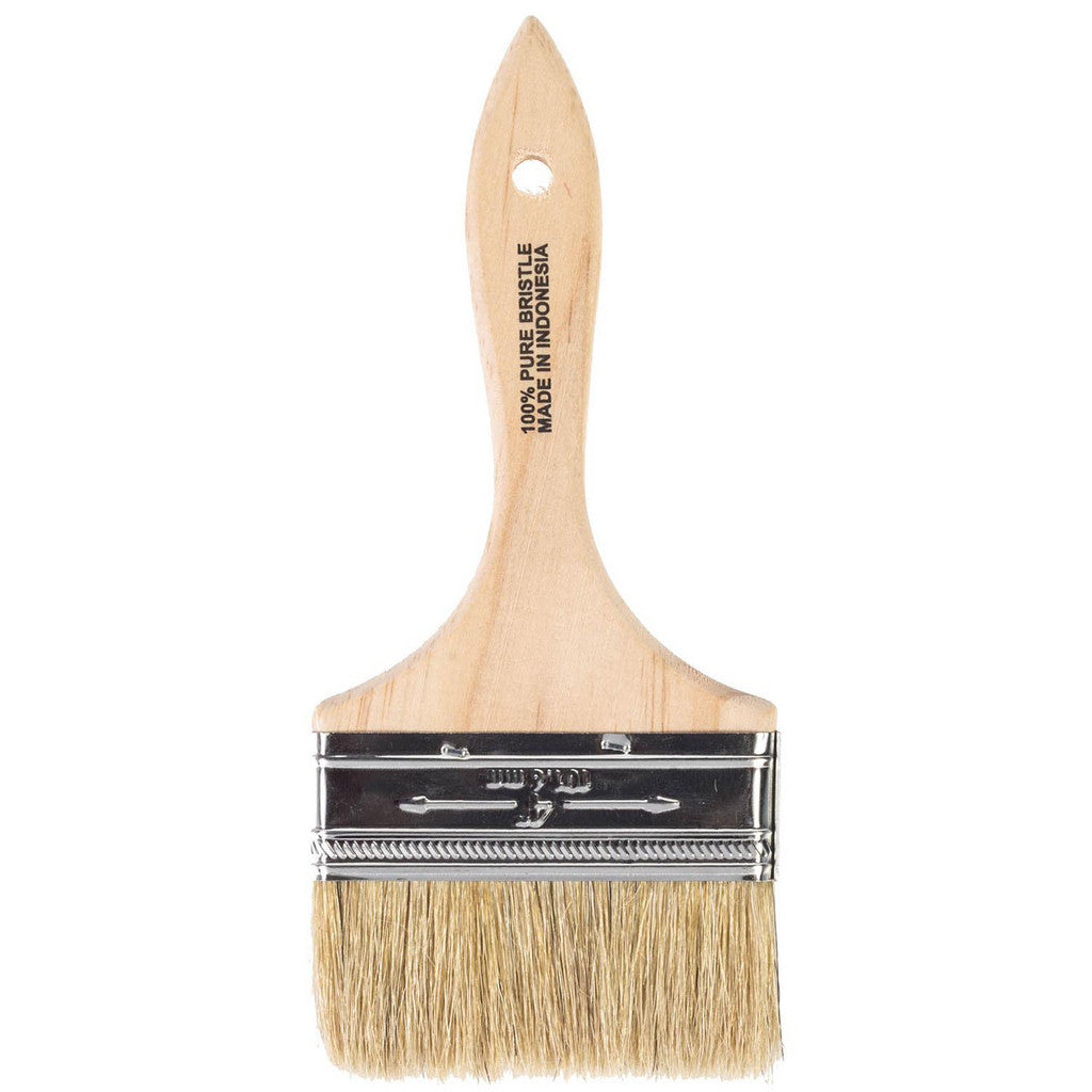 Wooster Brush F5117-4 Paint Brush: 4" Wide, Hog, Natural Bristle (Pack of 6)