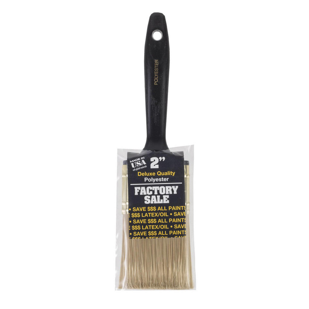 Wooster Brush P3972-2 Paint Brush: 2" Wide, Synthetic, Synthetic Bristle (Pack of 6)