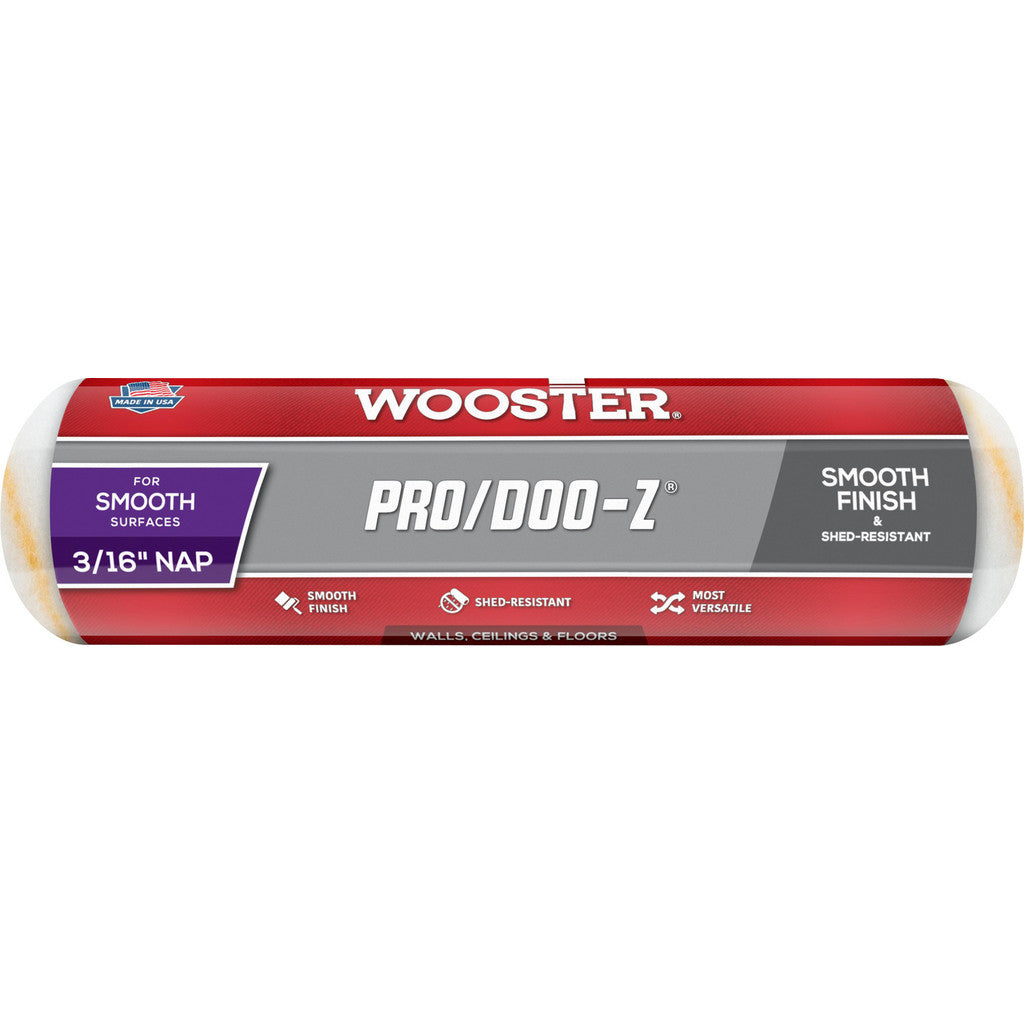 Wooster Brush RR641-9 General Purpose Paint Roller Cover: 3/16" Nap, 9" Wide
