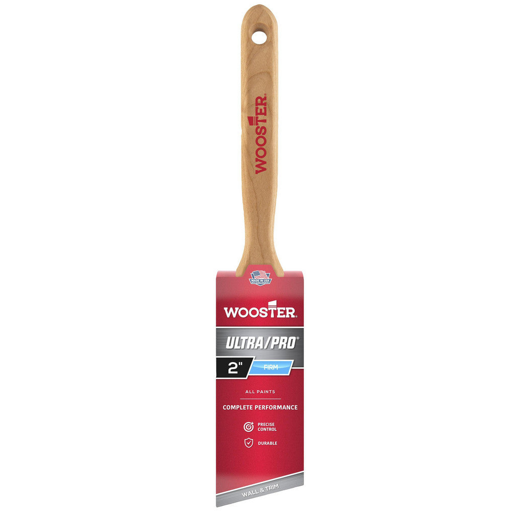 Wooster Brush 4174-2 Paint Brush: 2" Wide, Synthetic, Synthetic Bristle (Pack of 6)