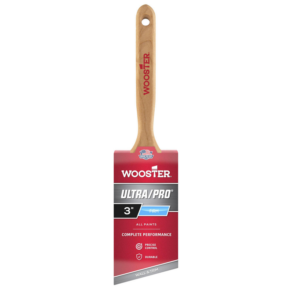 Wooster Brush 4174-3 Paint Brush: 3" Wide, Synthetic, Synthetic Bristle