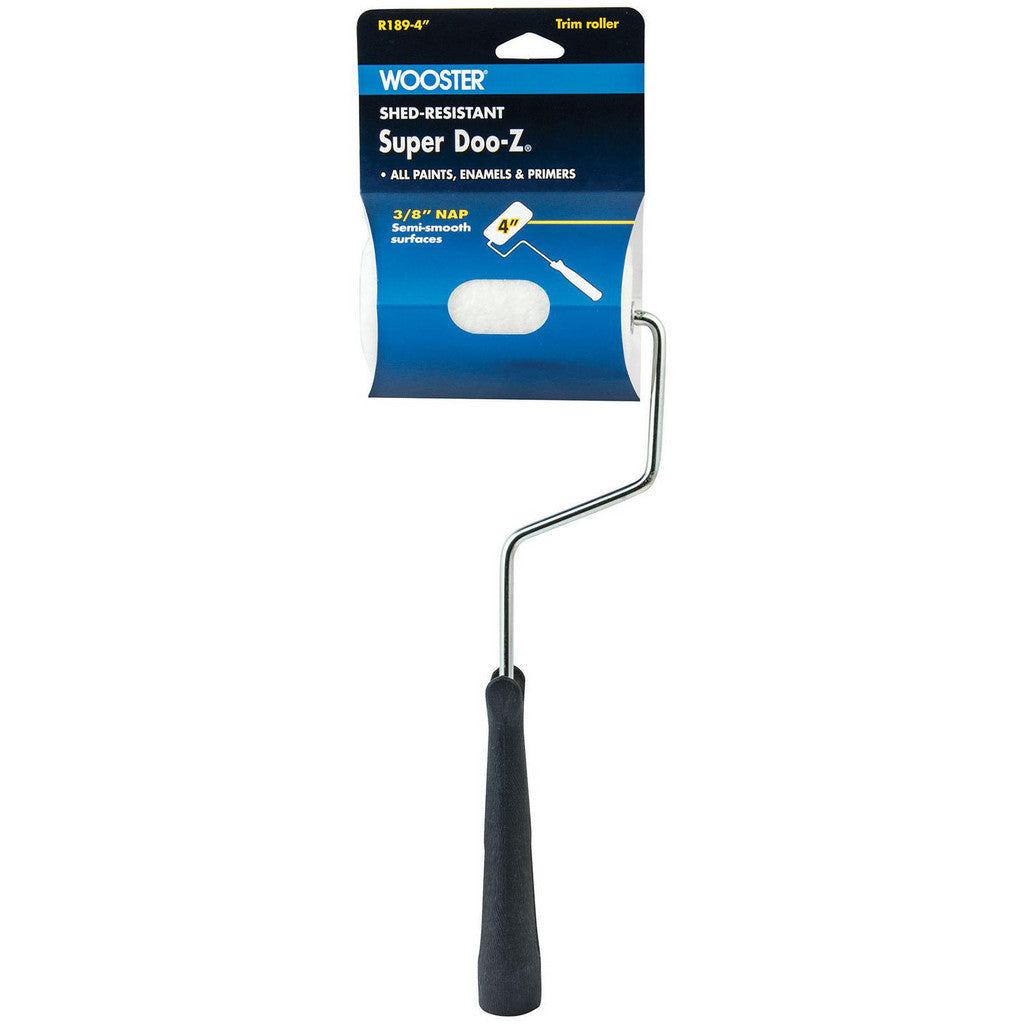 Wooster Brush R189-4 Super Trimmer Paint Roller Cover: 3/8" Nap, 4" Wide