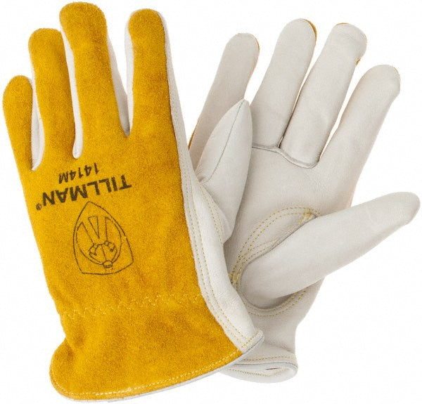 TILLMAN 1414M Drivers Gloves: 1414, Size Medium, Cowhide Leather