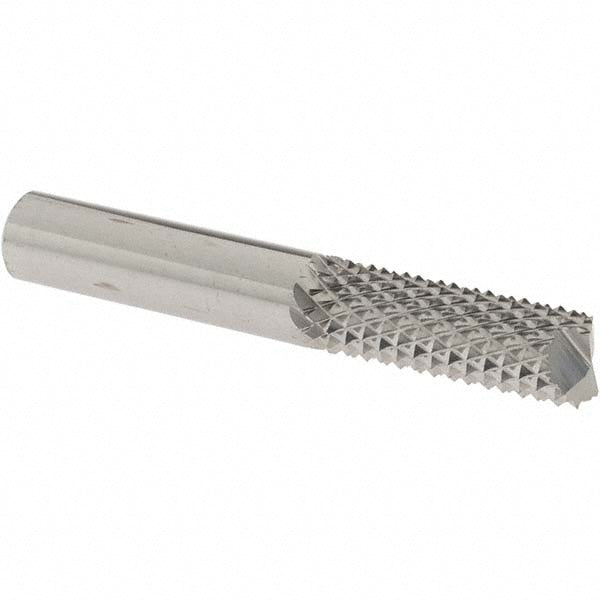 OSG 640-3753 Diamond-Pattern Router Bit: 3/8" Dia, 1" LOC, 3/8" Shank Dia, End Mill End