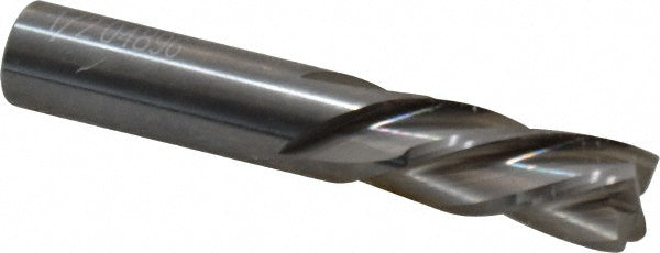 OSG 447-5000 Square End Mill: 1/2" Dia, 1" LOC