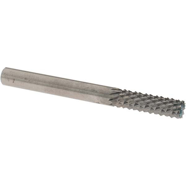 OSG 640-2512 Diamond-Pattern Router Bit: 1/4" Dia, 3/4" LOC, 1/4" Shank Dia, Burr End