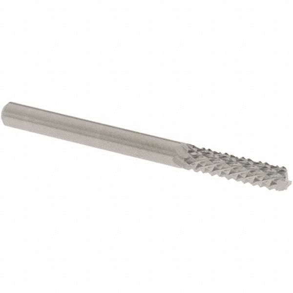 OSG 640-1253 Diamond-Pattern Router Bit: 1/8" Dia, 7/16" LOC, 1/8" Shank Dia, End Mill End