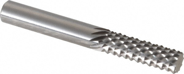 OSG 640-2501 Diamond-Pattern Router Bit: 1/4" Dia, 3/4" LOC, 1/4" Shank Dia, Plain (No) End