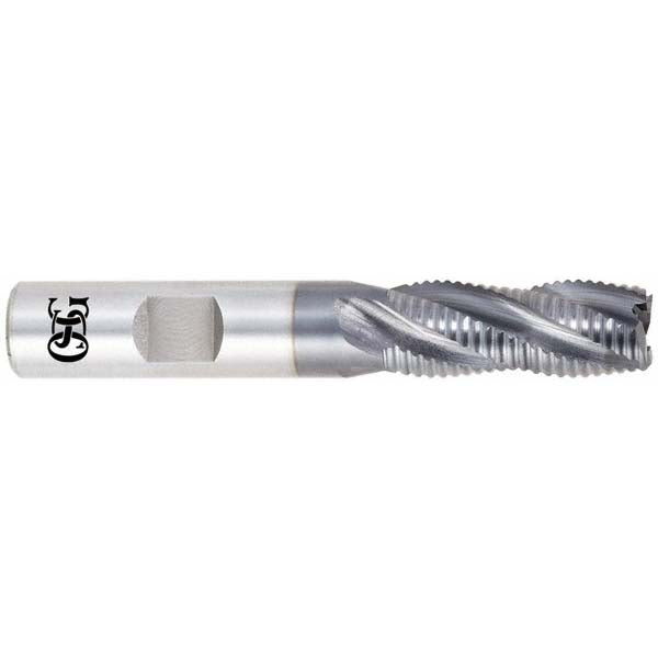 OSG 4550508 Roughing End Mill: 5/8" Dia, Single End, Cobalt