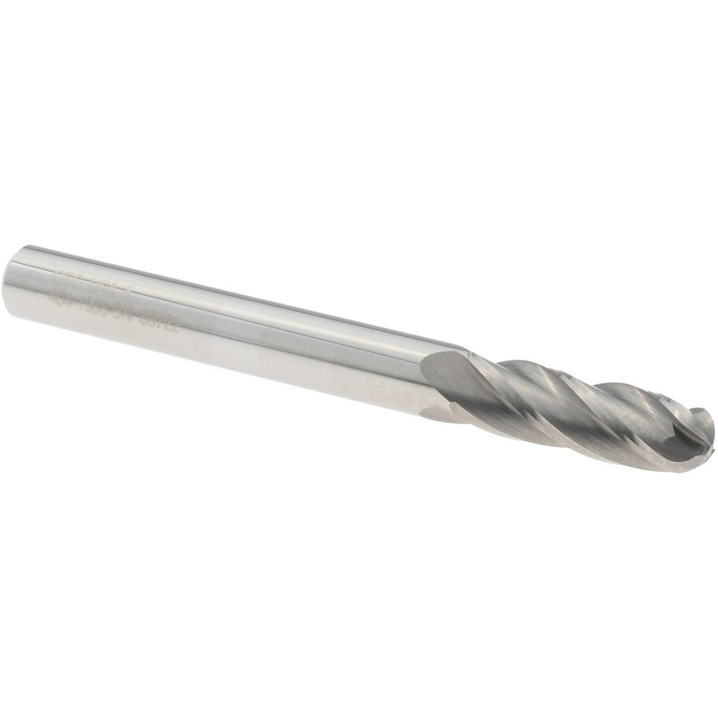 OSG 404-1968-BN Ball End Mill: 5.00 mm Dia, 16.00 mm LOC, 4 Flute, Solid Carbide