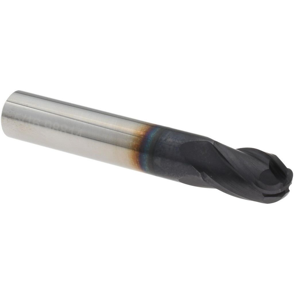 OSG 414-3125-BN11 Ball End Mill: 5/16" Dia, 1/2" LOC, 4 Flute, Solid Carbide