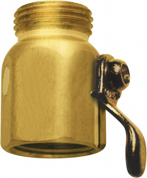 SANI-LAV N16 Garden Hose On/Off Control Valve: 0.75" Hose, Male Hose to Female Hose, 3/4" GHT, Brass