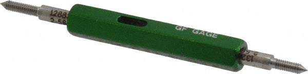 GF Gage W0086562BS Plug Thread Gage: #2-56 Thread, 2B Class, Double End, Go & No Go