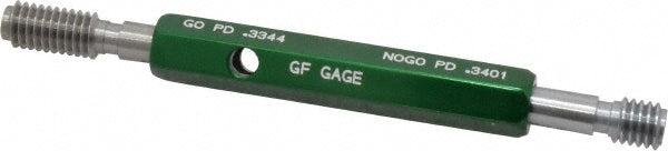 GF Gage W0375162BS Plug Thread Gage: 3/8-16 Thread, 2B Class, Double End, Go & No Go