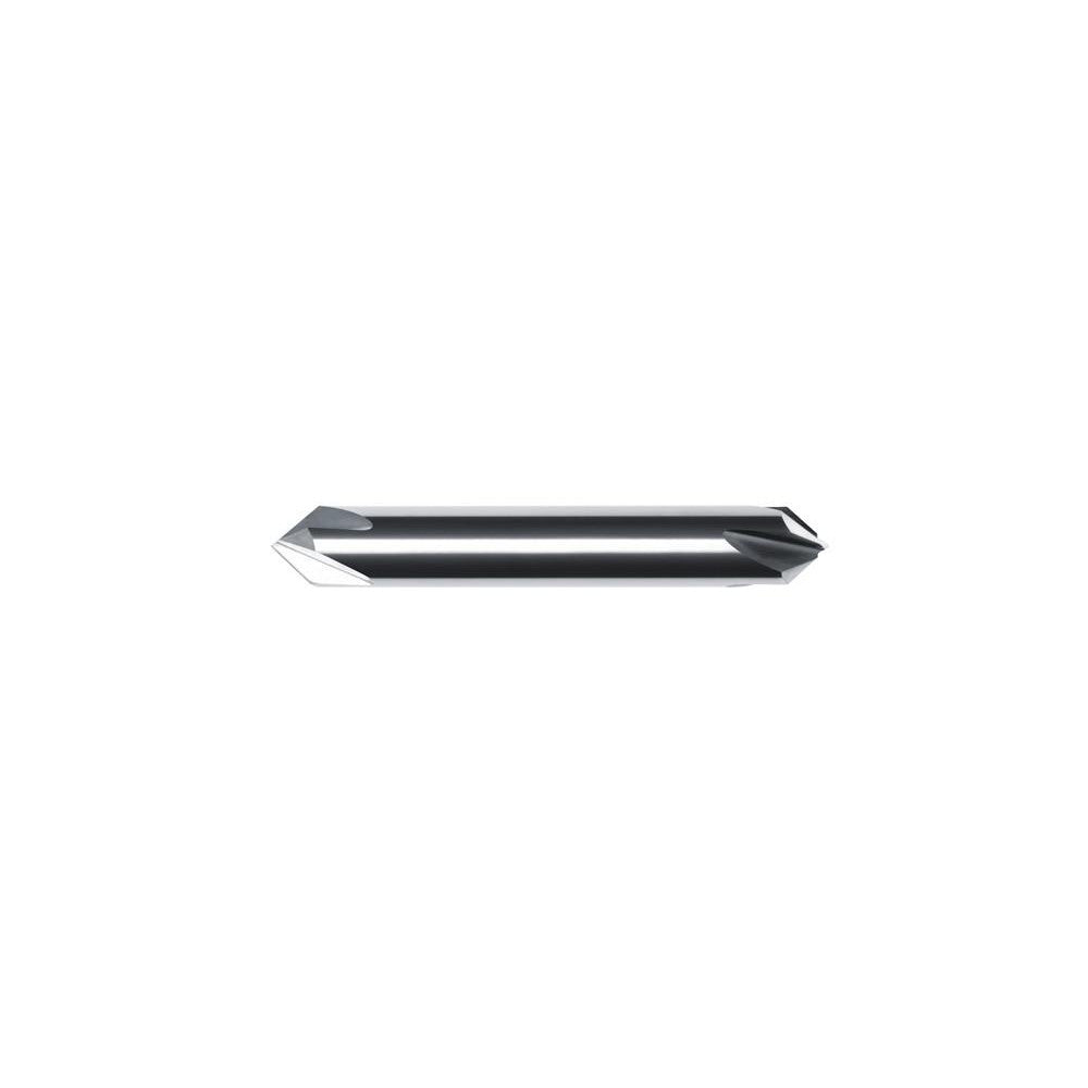 Internal Tool 64-1440-C Chamfer Mill: 1/2" Dia, 1/2" Shank Dia, 82 deg, 4 Flute, Solid Carbide, Double End