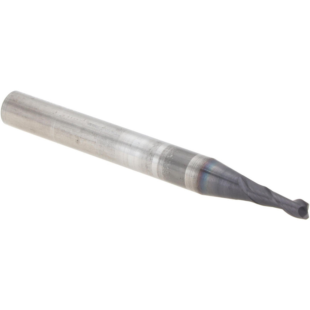 OSG HP432-1182 Corner Radius End Mill: 3.00 mm Dia, 8.00 mm LOC, 0.50 mm Corner Radius, 2 Flute, Solid Carbide