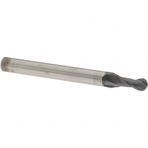 OSG HP416-3346 Ball End Mill: 8.50 mm Dia, 18.00 mm LOC, 2 Flute, Solid Carbide