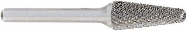 OSG 807-2500 Abrasive Bur: SL-1*, 1/4" Cut Dia, Taper, Double Cut