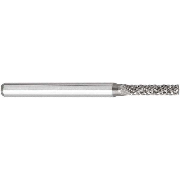 OSG 800-8004 Abrasive Bur: SC-42, 1/8" Cut Dia, Ball Nose Cylinder, Double Cut