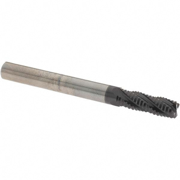 OSG HP400-2500 Roughing End Mill: 1/4" Dia, Single End, Solid Carbide