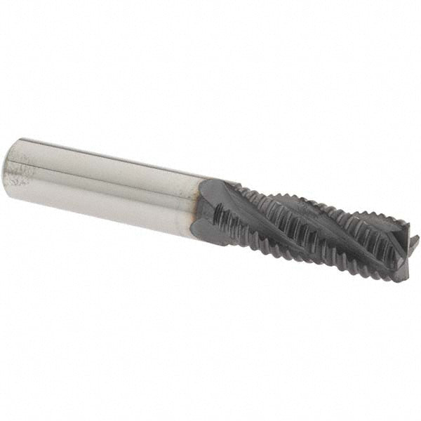 OSG HP400-3750 Roughing End Mill: 3/8" Dia, Single End, Solid Carbide