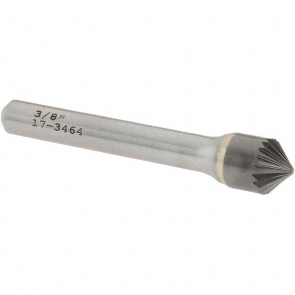 OSG 701-3752 Countersink: 3/8" Head Dia, 90.00 deg Included Angle, 20 Flute, Solid Carbide, Right Hand Cut